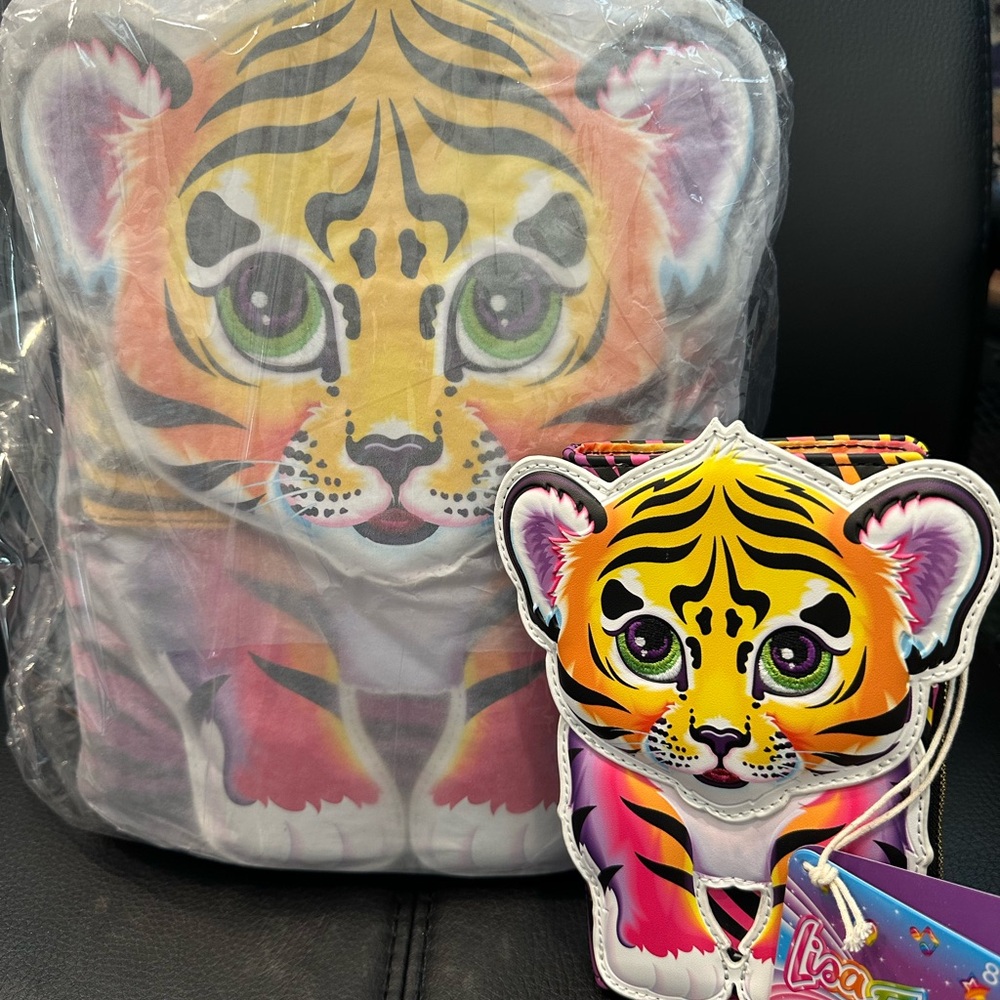 NWT Lisa Frank Forrest Loungefly Backpack and Wallet